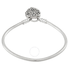 Pandora Ladies Regal Heart Padlock Clasp Snake Chain Bracelet Size 18 597602