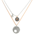 Swarovski Crystal Wishes Evil Eye Pendant Set, Blue - 5272243