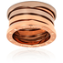 Bvlgari B.Zero 1 18kt Pink and White Gold 4 band Ring- Size 53 (U.S 6 1/2) 354916