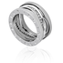 Bvlgari B.Zero1 Design Legend 18kt White Gold Diamond Ring- Size 53 U.S. 6 1/2 355199