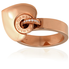 Bvlgari Cuore 18K Pink Gold Diamond Ring - Size 7 350794