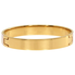 Fendi Ladies Pink and Gold Coloured FF Bracelet, Brand Size Small 8AG808-B09-F15YF