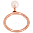 Pandora Pandora Ladies Dangling Freshwater Cultured Pearl Ring Size 54 187525P