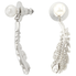 Swarovski Rhodium Plated Nice Earrings 5496052