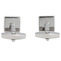 Swarovski Square Stainless Steel Cufflinks 5060553