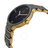 Rado Centrix Black Dial Gold-plated and Black Ceramic Men's Watch R30035712