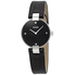 Rado Coupole Black Dial Ladies Leather Watch R22854705