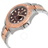 Rolex Yacht-Master Chocolate Dial Steel and 18K Everose Gold Oyster Men's Watch 116621CHSO