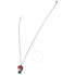 Swarovski Swarovski Hello Kitty Pendant Multi Colored Rhodium Plated Necklace 5373134