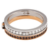 Swarovski Hint Double Ring, White, Mixed Plating 5350672-55