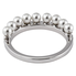 Swarovski Ladies Lisboa Ring, White, Rhodium Plated Size 55 5388859