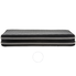 Emporio Armani Men's Zip Around Wallet Black Minorca Double Zip Ard Y4R032-YC043-80001