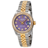 Rolex Lady Datejust Violet Stripe Diamond Dial Automatic Watch 279383VDJ