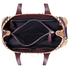 Burberry Medium Banner Vintage Check and Leather Tote- Deep Claret 4076952