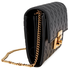 Gucci Ladies Continental Wallet Padlock Black Gu Pdlk Conti G Sup W/Chn 453506 CWC1G 1000