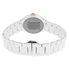 Rado Thinline Jubile White Dial White Ceramic Ladies Watch R27958702