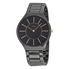 Rado True Thinline Black Dial Black Ceramic Ladies Watch R27741702