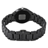 Rado True Thinline Black Dial Black Ceramic Ladies Watch R27742162