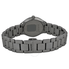 Rado True Thinline Black Dial Gunmetal Ceramic Ladies Watch R27956152