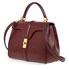 Celine Ladies Burgundy Small 16 Shoulder Bag in Satinated Calfskin 188003BEY.28LB