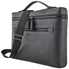 Ferragamo Ferragamo Men's Firenze Black Leather Briefcase 24A080 704102
