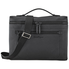 Ferragamo Ferragamo Men's Firenze Black Leather Briefcase 24A080 704102