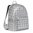 MCM Mcm Silver Backpack MMK9SVE44SB001 MMK9SVE44SB001