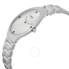 Rado True Thinline Mother of Pearl Dial White Ceramic Men's Watch R27957902