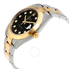 Rolex Datejust Black Diamond Dial Steel and 18K Yellow Gold Oyster Men's Watch 126303BKDO