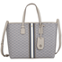 Tory Burch Gemini Link Canvas Small Tote- Grey Heron 53304-997