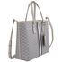 Tory Burch Gemini Link Canvas Small Tote- Grey Heron 53304-997