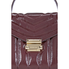 Michael Kors Whitney Medium Quilted Leather Satchel- Oxblood 30F8GXIS6T-610