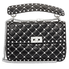 Valentino Garavani Free Rockstud Spike Medium Shoulder Bag- Black PW2B0122RVH-0NO