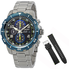 Seiko Jimmie Johnson Chronograph Solar Powered Black Dial Men's Watch SSC637