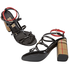Burberry Ladies Black Strap Sandal Pump 4072455