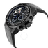 Raymond Weil Nabucco Black Dial Black Leather Chronograph Men's Watch 7830-BK-05207