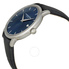 Raymond Weil Toccata Blue Dial Black Leather Men's Watch 5488-STC-50001