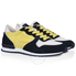 Tod's Men's High-Tech Fabric/ Suede Sneakers in Night/White Light Yellow XXM0VJ0L8108PH9UIY
