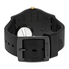 Swatch Golden Tac Black Dial Black Silicone Unisex Watch GB274