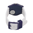 Swatch White Delight Silver Dial White Silicone Strap Men's Watch GN720
