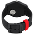 Swatch Yokorace Black Dial Black Rubber Men's Watch SUOB724