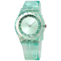 Swatch AMAZO-NIGHT Quartz Green Dial Ladies Watch GG225