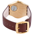 Swatch SKIN SUIT COFFEE Quartz Silver Dial Men's Watch SS07G100