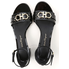 Ferragamo Ladies Gancini Ankle Strap Sandal 01P087 704695
