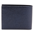 Ferragamo Men's Gancini Leather Blue Wallet 66A064 704883