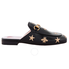 Gucci Princetown Embroidered Leather Slipper 505268 D3V00 1000
