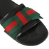 Gucci Satin Slide With Web Bow 498316 KLWI0 1146