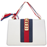 Gucci Sylvie Small Shoulder Bag in White 421882 CVLEG 8605