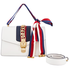 Gucci Sylvie Small Shoulder Bag in White 421882 CVLEG 8605