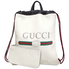 Gucci Printed Logo Leather Backpack 516639 0GCBT 8821